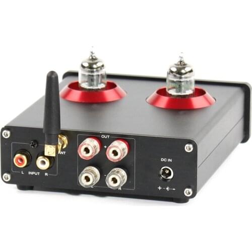 6J1 tube audio amplifier TPA3221 2-channel 200w+200w supports Bluetooth 5.0 aptx-HD with DAC PCM5102