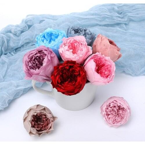 8pcs/box High Quality 8 Pcs/Box Austin Rose Preserved Flowers Immortal Rose Mothers Day Gift DIY Mariage Décoration Level A