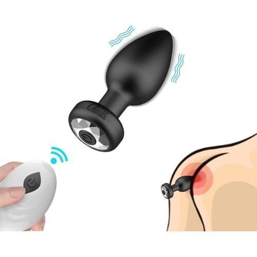 Anal toys vibrador control remote anal butt plug gode anal sex toys for couples anal plug adult erotic sex toys for men