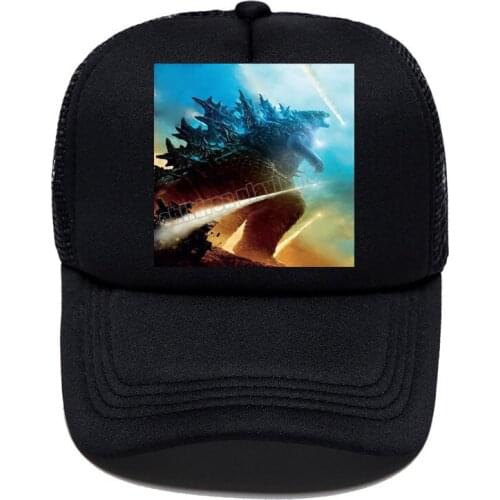 Godzilla Vs. Gang Baseball Cap Adorable Sun Caps Fishing Hat for Men Women Unisex-Teens Printing Kids Snapback Hats Boy Gifts