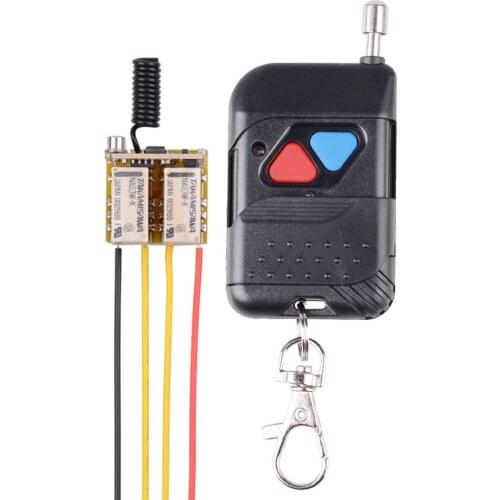 DC 3.7V 4.2V 4.5V 5V 6V 9V 12V RF Mini Motor Wireless Remote Switch Motor Forwards Reverse Up Down Stop Wireless Receiver Motor