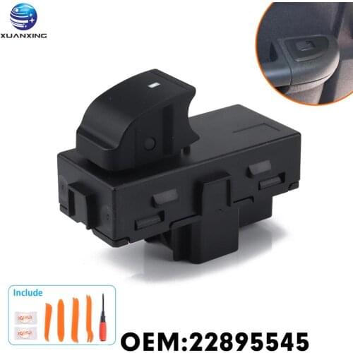 For GMC Buick Chevrolet GM Power Window Lifter Single Switch Front Rear Right Passenger Wich Toolkit 22895545