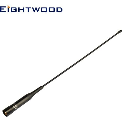 Eightwood Ham Two Way Radio Antenna NL-R2 Dual Band VHF UHF PL259 Connector Aerial for Motorola Mobile Baofeng Walkie Talkie