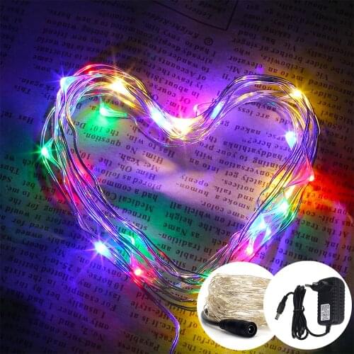 Gleco LED String Lights With Transparent Wire