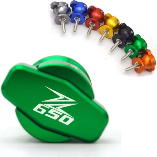 Motorcycle Accessories CNC Aluminum Swingarm Spools Slider Stand Screws 8mm For Kawasaki Z650 z 650 NINJA 650 2017