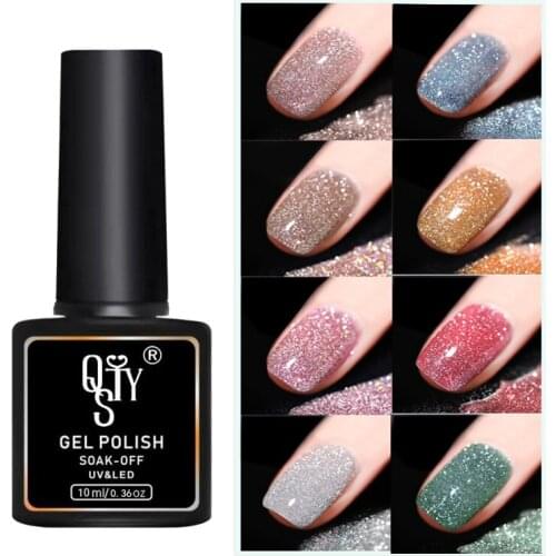 QWCJ Mirror Nail Polish