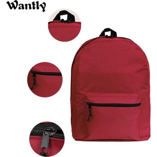 Waterproof Women Backpack Solid Color Shoulder Bag Casual Women Backpack travel Teenage Girl School Bag cheap backpacks Female