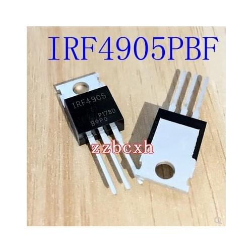 10PCS/LOT New original In Stock IRF4905 IRF4905PBF 55V 74A TO-220
