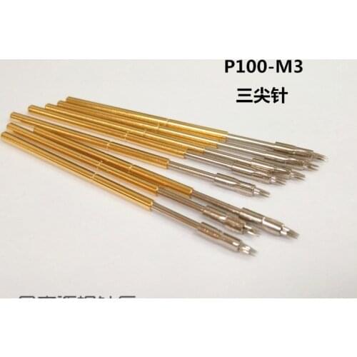 PCB test rack accessories P100-M3 (3 tip) probe needle probe diameter 1.7MM spring needle thimble 1 oh oh pieces