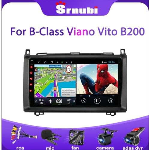 Srnubi Android 10 Car Radio Multimedia Video Player for Mercedes Benz B-Class B Class 2005 - 2011 Navigation GPS 2 Din Head Unit