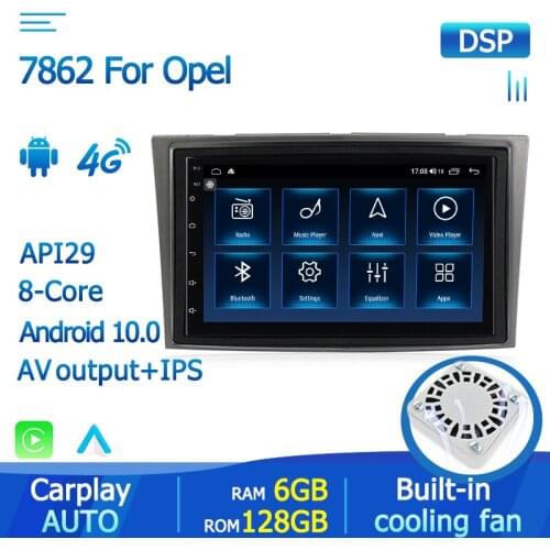 7862 for opel Vauxhall Astra H G J Vectra Antara Zafira Corsa Vivaro Meriva Veda Android DSP Car radio 4G lte navigation stereo