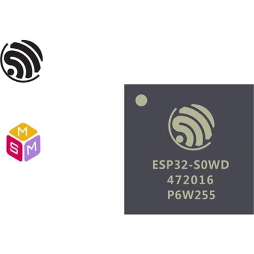Espressif Systems SoC 19.5 dBm L2CAP GAP GATT SMP BluFi SPP-like 32-bit MCU 2.4 GHz Wi-Fi Bluetooth LE Chip ESP32-S0WD