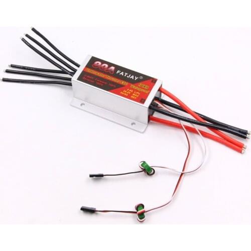 FATJAY 100m Underwater IPX8 24V 90A Waterproof Brushless ESC One turn two for 2 motors differential ROV submarine thruster