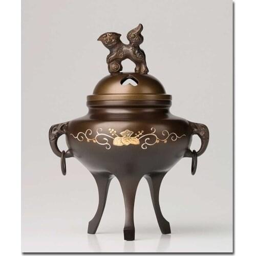 Hand-made pure copper aromatherapy furnaces ornaments home ornaments copper crafts ornaments gifts ornaments