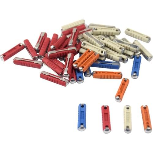 50 Torpedo Type Fuses Continental Car for Vintage Classic Cars Old Style Kit