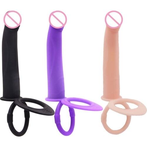 Strapon Double Penetration Strap on Cock Dildo Anal Vibrator Adult Erotic Sex Toys for Women Couples Massager Products