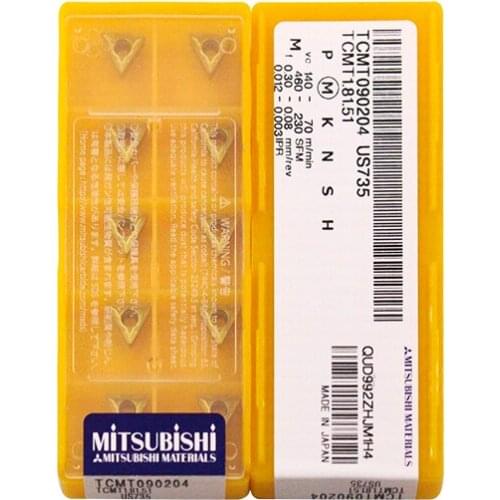 TCMT090204 US735 100% Original carbide insert with the best quality 10pcs/lot free shipping