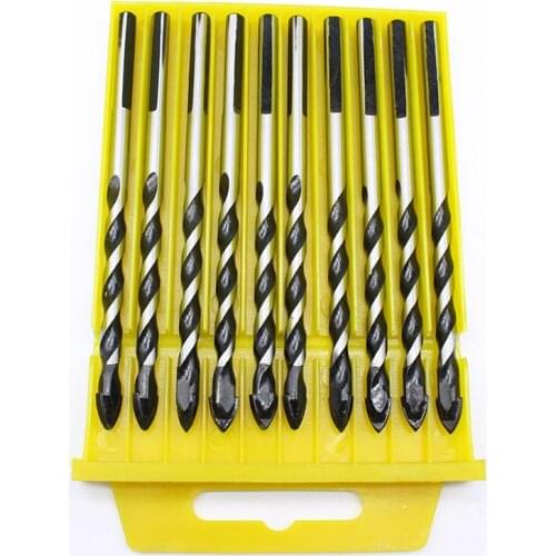 Twist Drill Bit 6mm 8mm 10mm 12mm Carbide Tiling Masonry Tungsten Drilling Drill Bits for Tile Ceramic ement wall