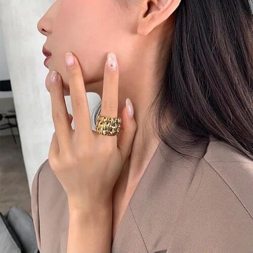 RISPADA JZ31560 Vintage premium woven metal Ring