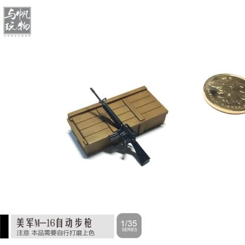 1:35 Resin US Army M-16 Model Colorless 2-3CM MQ-02
