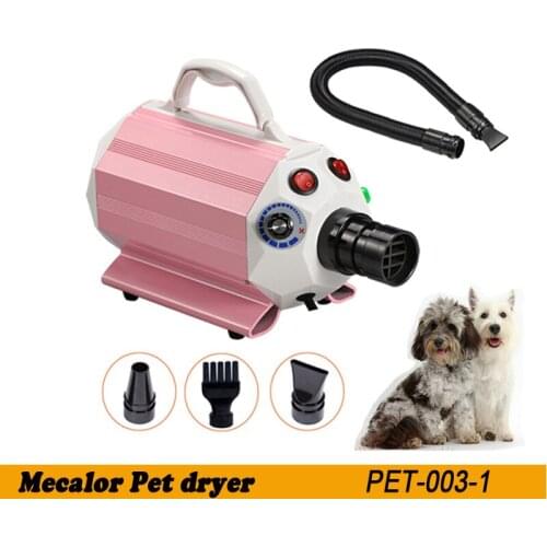 1600W Power Hair Dryer For Dogs Pet Cat Grooming Blower Warm Wind Secador Fast Blow Small Medium