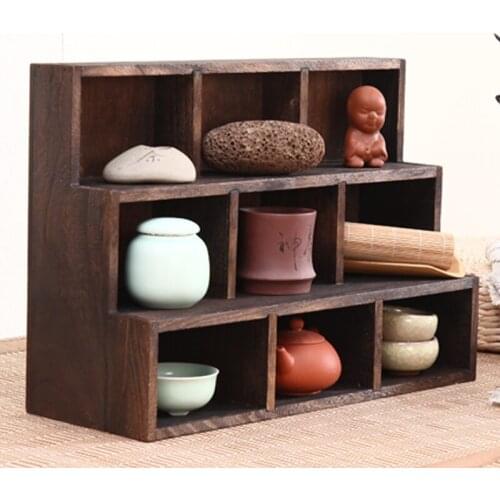 60x21x10cm Burnt Paulownia Wood teapot shelf Tea Trays solid wood Tea Saucer Chinese Kung Fu tea pot Crafts display tray