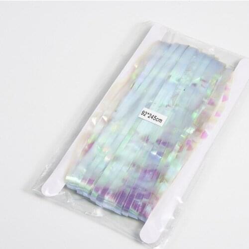 Colorful Tinsel Glitter Curtain Wedding Backdrop Birthday Party Wall Decoration Supplies Photo Props Backdrop Foil Curtain