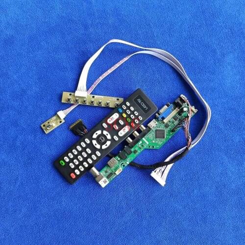 For LTN156AT32/LTN156AT35/LTN156AT36 1366*768 Kit HDMI-compatible VGA USB AV Analog signal LVDS 40Pin LED/LCD Matrix drive board