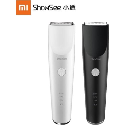 Xiaomi ShowSee Electric Hair Clipper Noise Reduction And Waterproof Type-C Fast Charging Ceramic + Fine Steel Shearing Technolog