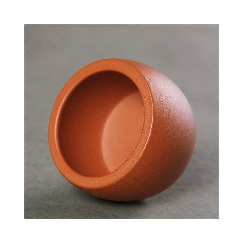 Purple sand cup pure handmade ore red mud tea bowl thickening and scalding tea cup