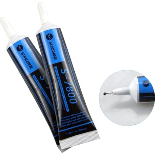 1PCS Black Softness Phone Repair Glue S-7800 Phone LCD Touch Screen Panel laminating Adhesive Border Fissure Maintenance Sealant