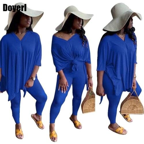 Oversize 2 Piece Sets Womens Outfits Plus Size Women Clothing Sets Summer Wholesales Lounge Wear Two Piece Set Top and Pants Set