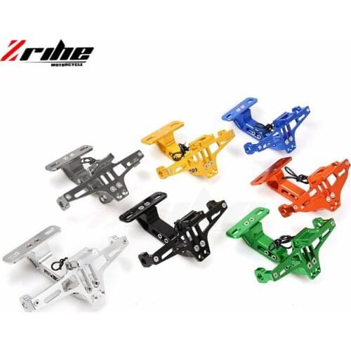Motorcycle License Plate Bracket Licence Plate Holder Frame Number Plate For HONDA PCX 125/150 PCX125 PCX150 MSX 125 MSX125 cbr6