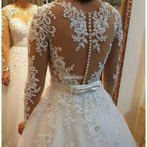 MONAYARN Wedding Dresses With A Train