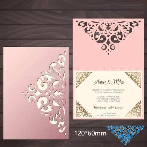 New Metal Cutting Dies Triangle Pattern For Card DIY Scrapbooking stencil Paper Craft Album template Dies 12*6 cm
