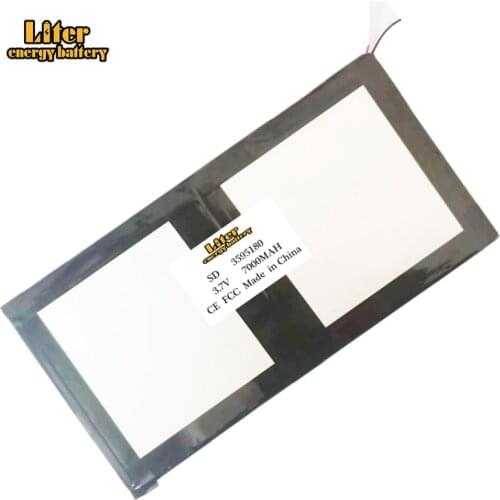 3.7V 3595180 7000mah New Battery For Dragon Touch R97X9.7 Tablet PC Accumulator Replacement Batterie