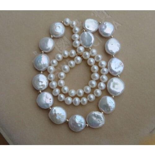 20'' 8-9MM 12MM AKOYA AAA++ SOUTH SEA WHITE PEARL NECKLACE