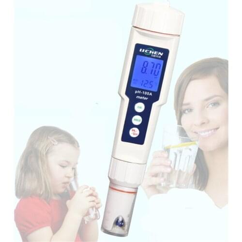 PH-100B accuracy 0.01 Digital Waterproof PH Meter Test Pen External Electrode Automatic Calibration Lab Supplies