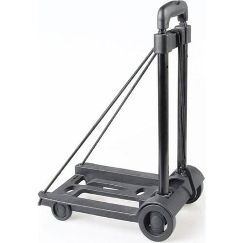 Portable Travel Trailer Aluminum Alloy Car Folding Luggage Cart Household And Car Luggage Cart Shopping Trolley Trunk trailer