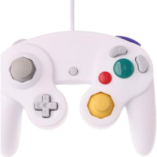 NGC Wired Game Controller GameCube Gamepad for WII Video Game Console Control with GC Port