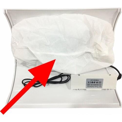 10Pcs Nail Dust Collector Replacement Bags Non-woven Vacuum Cleaner Manicure Machine Bags Nail Art Tips Dust Bags for Nails