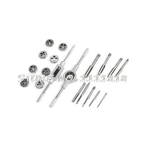Adjustable Tap Wrench Die Handle Stock Tool 20 in 1 Set