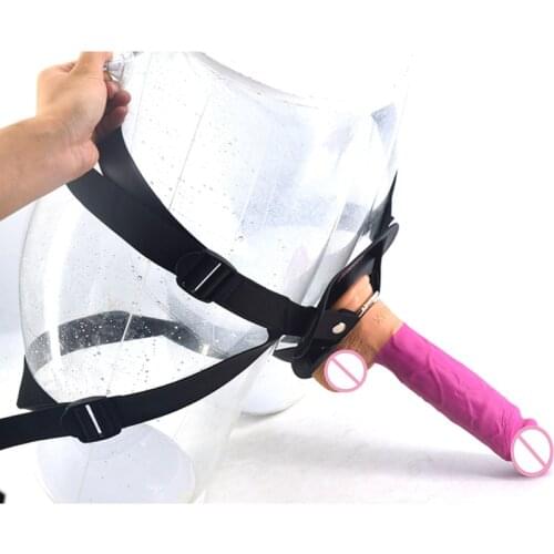 Starp on Dildos Adjustable Belt 4CM Big Dildos Artificial Penis Lesbian Sexual Toys to Stimulate Vaginal Flirtation Adult Toys