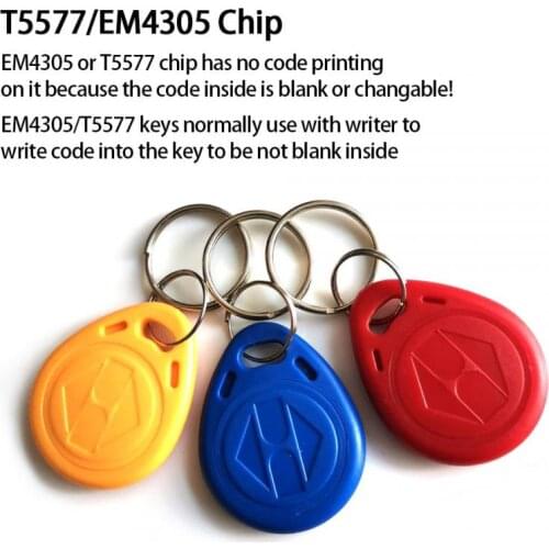 50Pcs EM4305 125Khz Proximity RFID Card Key Copy Rewritable Writable Rewrite EM ID T5577 keyfobs RFID Tag Token Access Duplicate