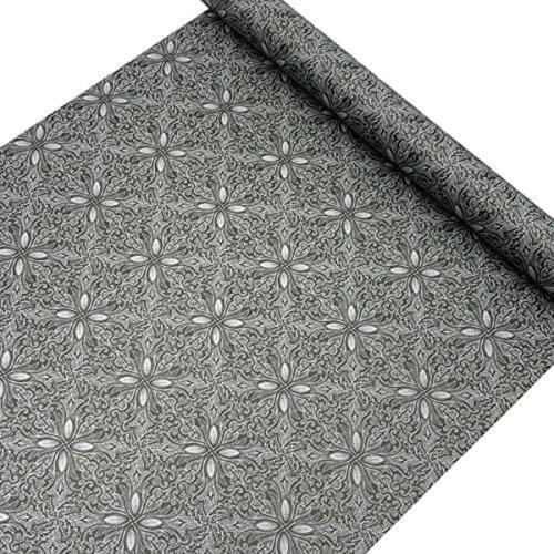 GLOW4U Self Adhesive Vintage Floral Shelf Drawer Liner Contact Paper Wallpaper Rolls for Kitchen Cabinets Dresser Furniture