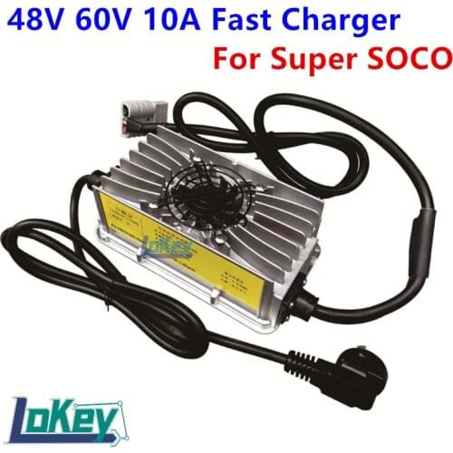Super SOCO TS TC Max CU 10A 15A fast charger 48V 15A 60V 72V 10A sealed waterproof smart Charger Original super soco batterys