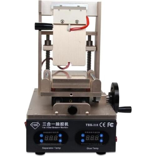 TBK 318 3 in 1 Vacuum LCD Screen Separator + Preheater +OCA Glue Polarizer RemoverMobile Phone LCD Screen Refurbish Machine