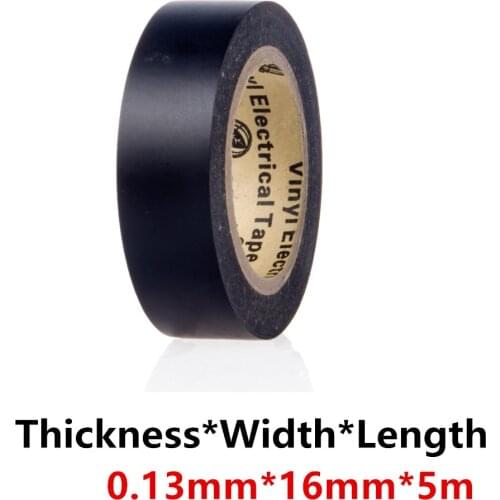 High Quality 0.11mm*15mm*6m Special Flame Retardant Insulation Wiring Harness PVC Black Electrical Tape
