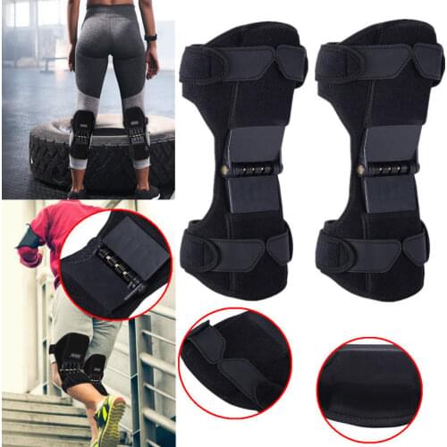 1 Pair Upgraded Knee Protection Booster Breathable Joint Brace Knee Pad Mountaineering Squat Protector