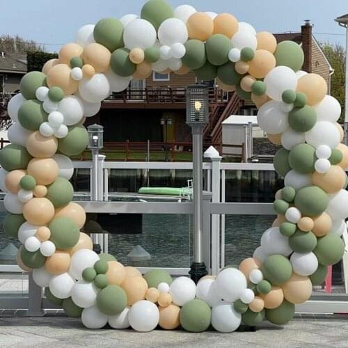 184pcs Avocado Green Arch Garland Kit Balloon Set For Wedding Birthday Background Balloon Decoration Baby Shower Globos